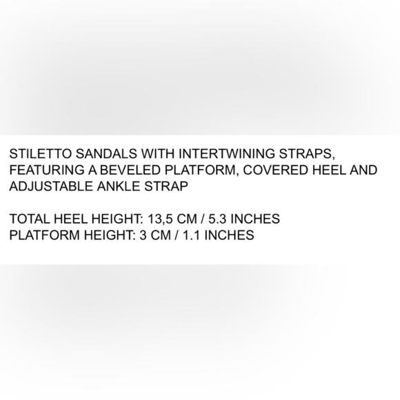 YSL Metallic Black Strappy Heels - Picture 5 of 5